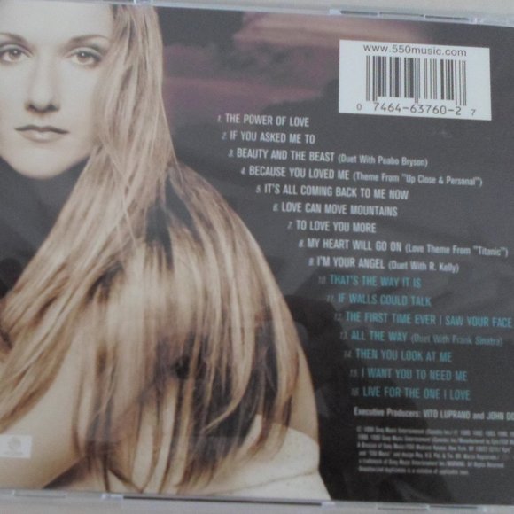 Celine Dion CD - ALL THE WAY…A Decade Of Song - Picture 4 of 5